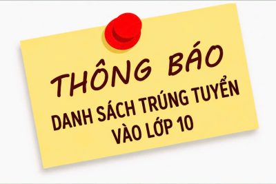 DANH SÁCH HỌC SINH TRÚNG TUYỂN VÀO LỚP 10 NĂM HỌC 2026-2027
